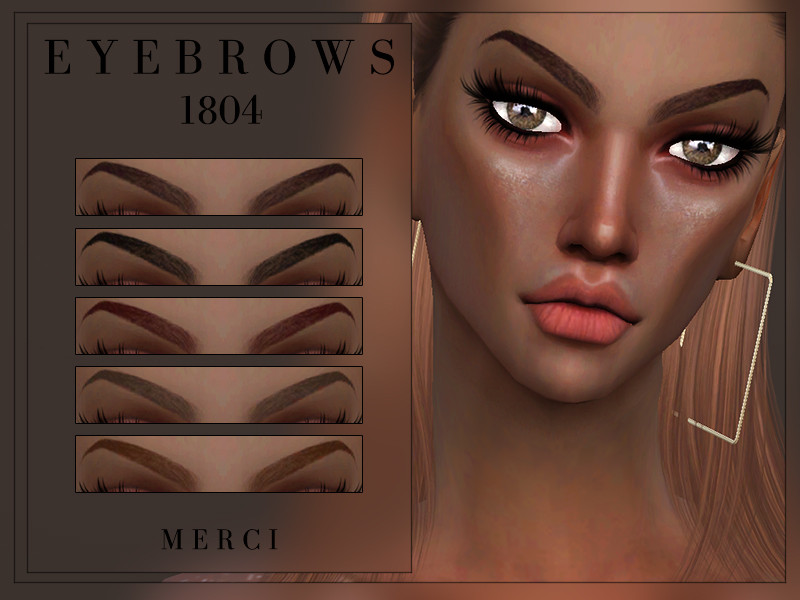 Sims 4 Eyebrows 1804 by -Merci-
