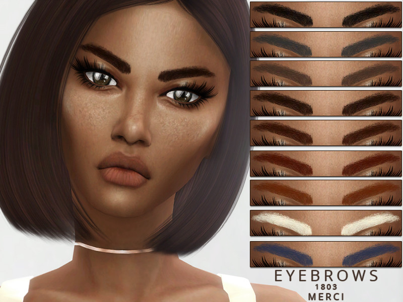 Sims 4 Eyebrows 1803 by -Merci-