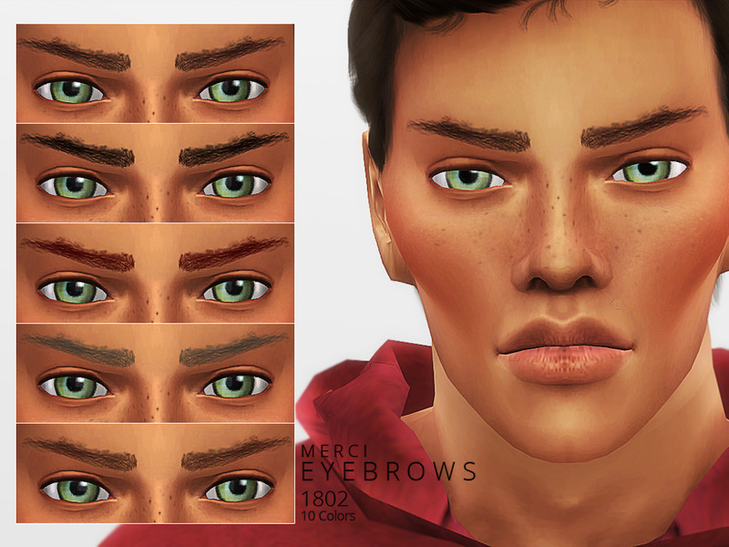 Sims 4 Eyebrows 1802 by -Merci-
