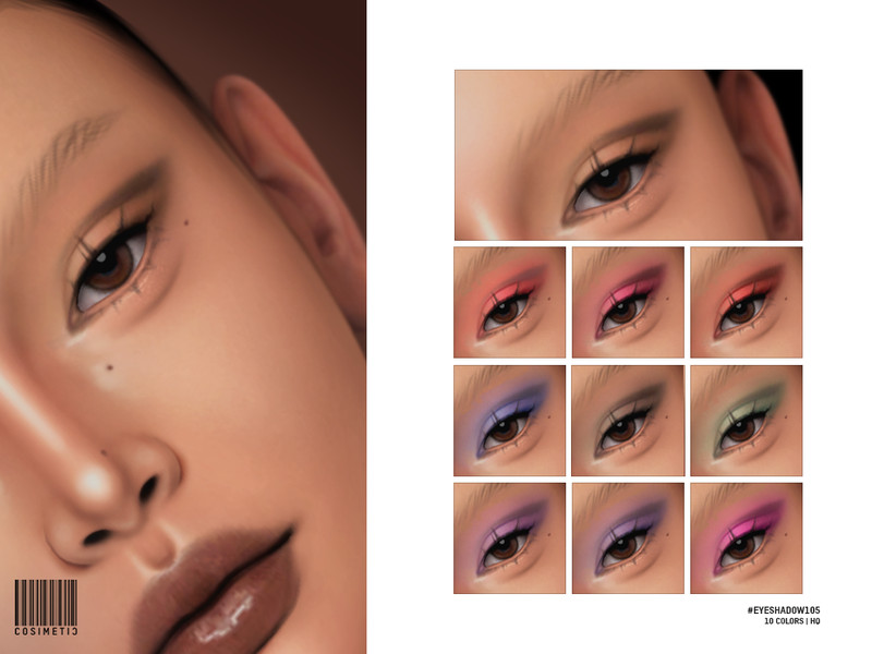Sims 4 Eyeshadow | N105 by cosimetic