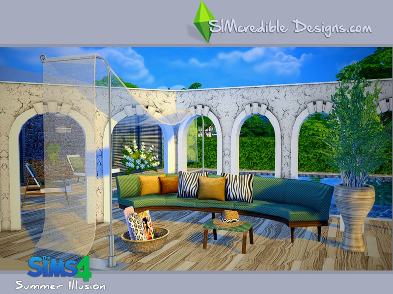 Sims 4 Summer Illusion by SIMcredible!