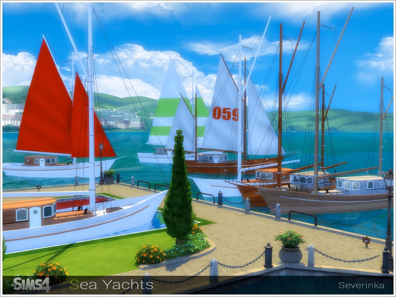 Sims 4 Sea Yachts by Severinka_