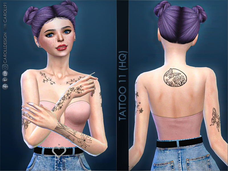Sims 4 Tattoo 11 (HQ) by Caroll91