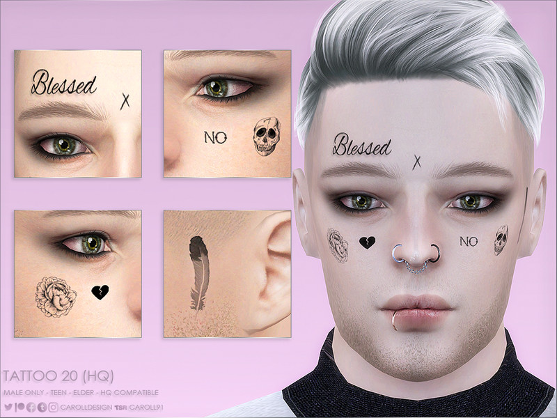 Sims 4 Tattoo 20 (HQ) by Caroll91