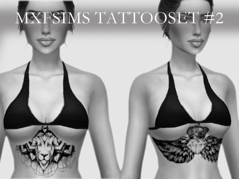 Sims 4 Tattoo Set #2 by mxfsims