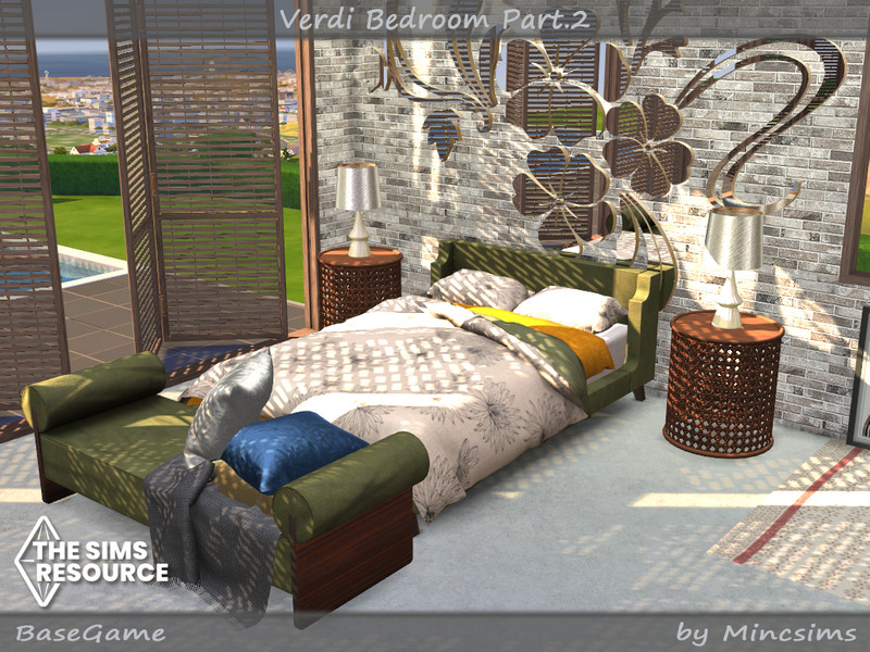 Sims 4 Verdi Bedroom Part.2 by Mincsims