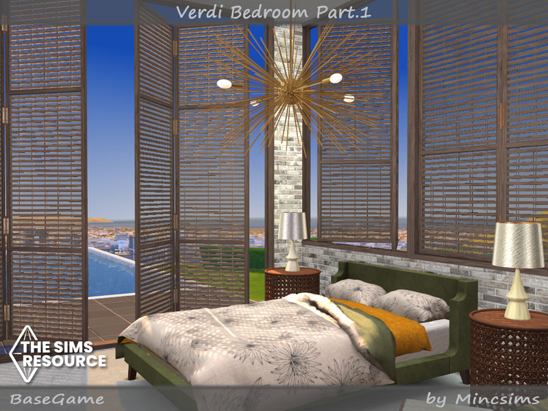 Sims 4 Verdi Bedroom Part.1 by Mincsims