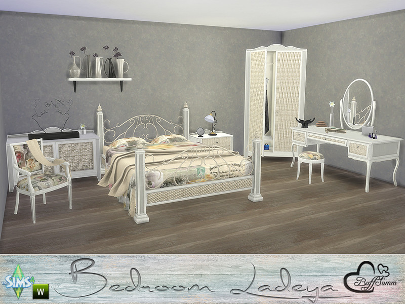 Sims 4 Ladeya Bedroom by BuffSumm