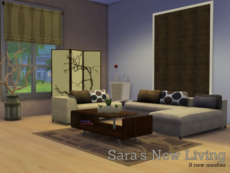 Sims 4 New Livingroom by Angela