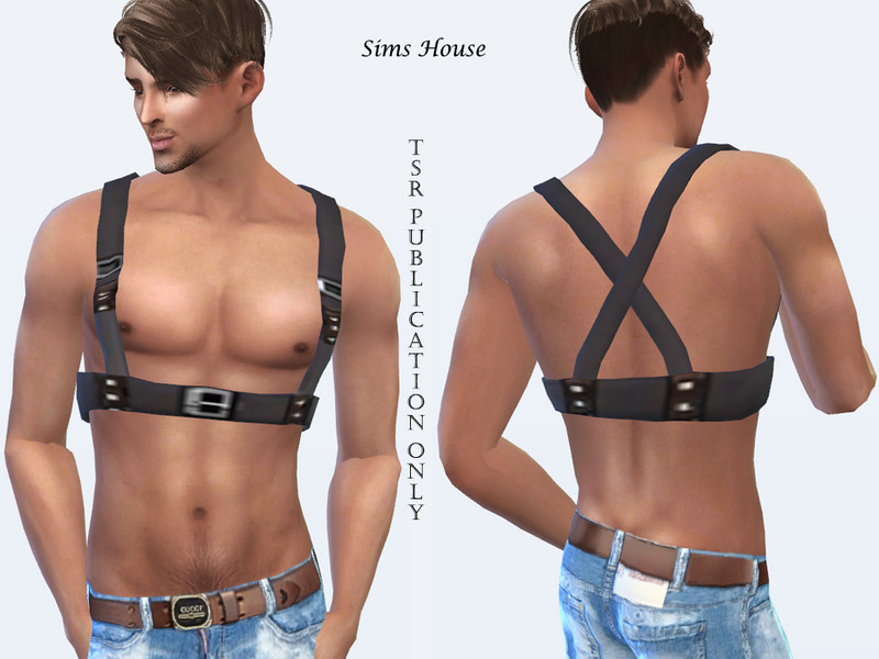 Sims 4 leather belt by Sims House