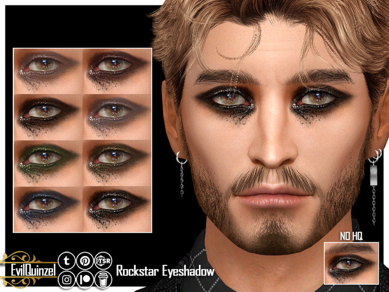 Sims 4 Rockstar Eyeshadow by EvilQuinzel
