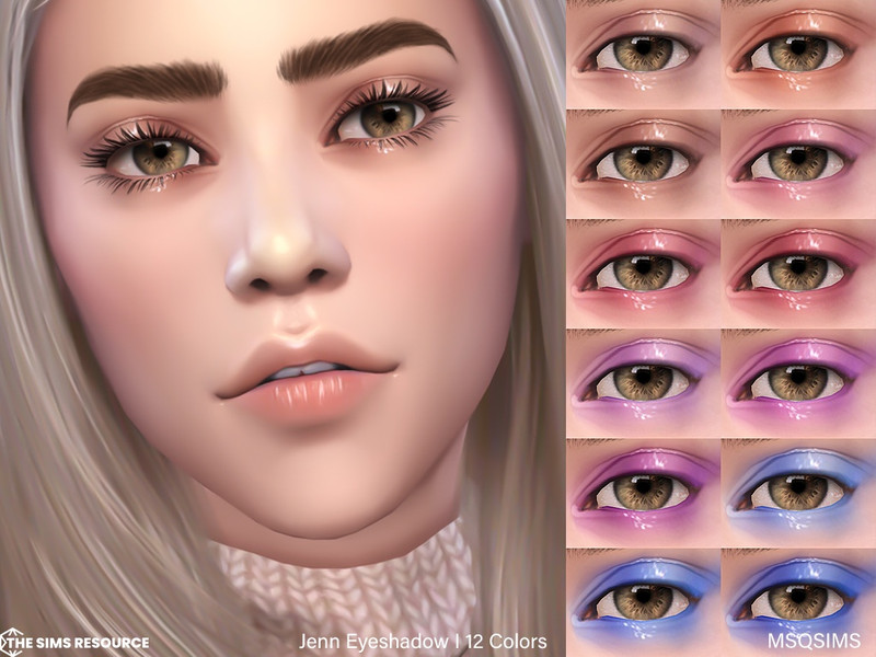 Sims 4 Jenn Eyeshadow by MSQSIMS
