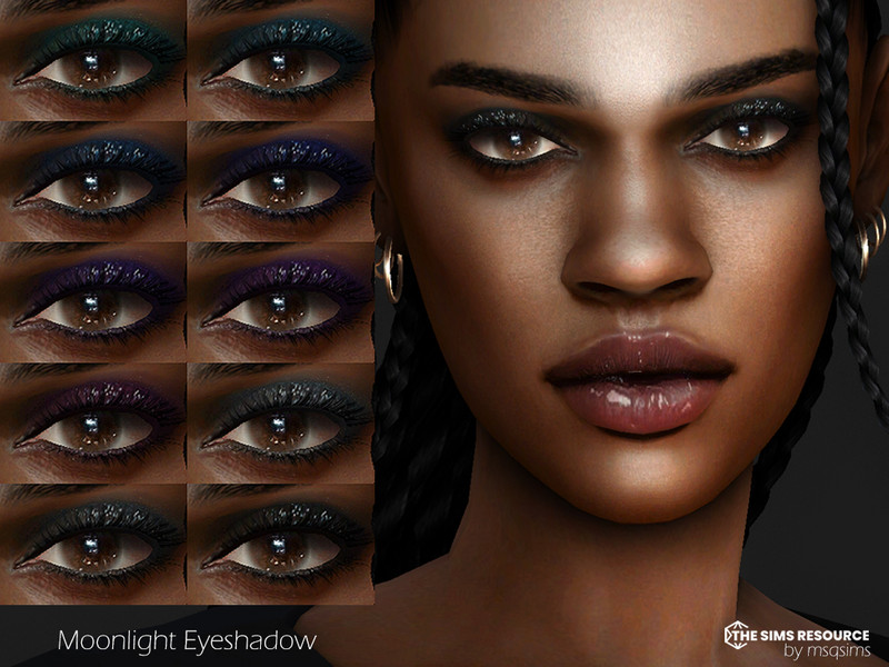 Sims 4 Moonlight Eyeshadow by MSQSIMS
