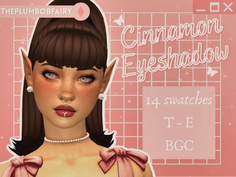 Sims 4 Cinnamon Eyeshadow by ThePlumbobFairy_