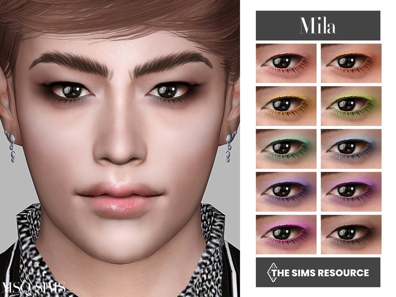 Sims 4 Mila Eyeshadow by MSQSIMS