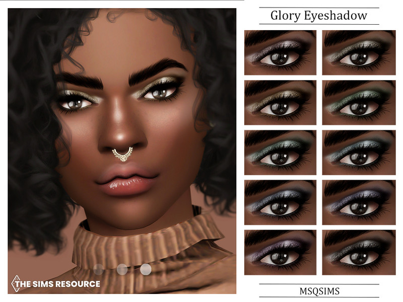 Sims 4 Glory Eyeshadow by MSQSIMS
