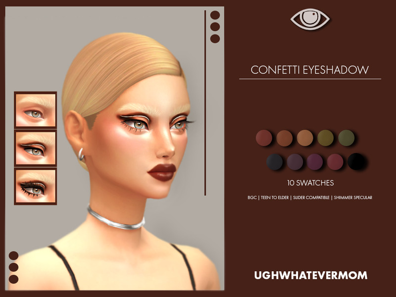 Sims 4 UghWhateverMom - Confetti (Eyeshadow) by ughwhatevermom