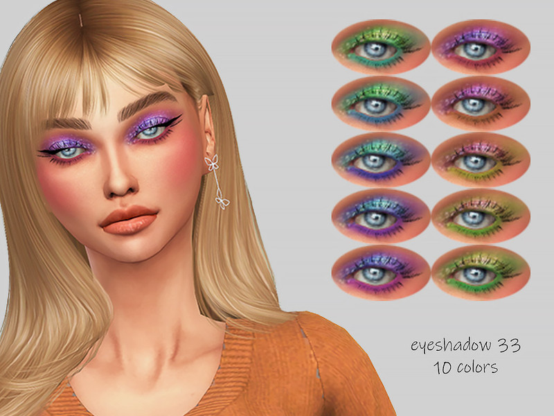 Sims 4 MELDEANNE - EYESHADOW #33 by MELDEANNE