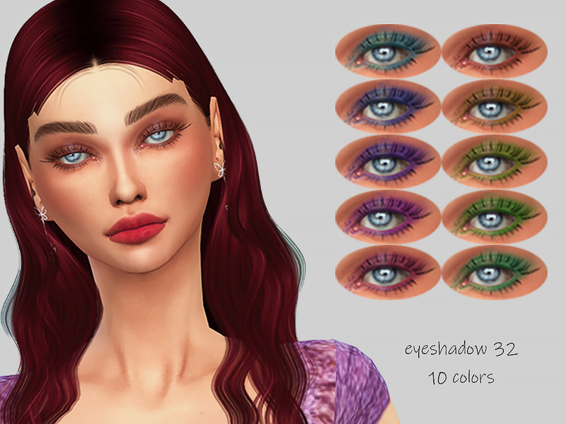 Sims 4 MELDEANNE - EYESHADOW #32 by MELDEANNE