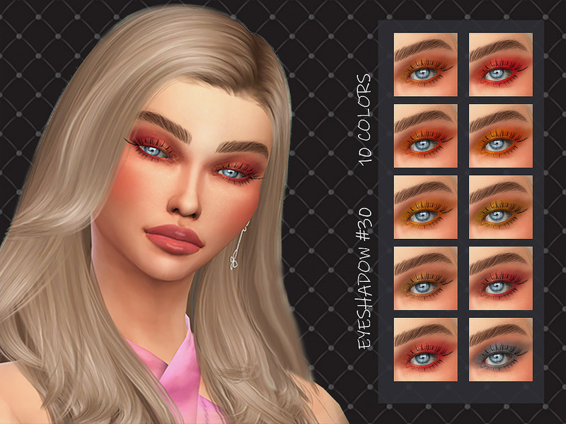 Sims 4 MELDEANNE - EYESHADOW #30 by MELDEANNE