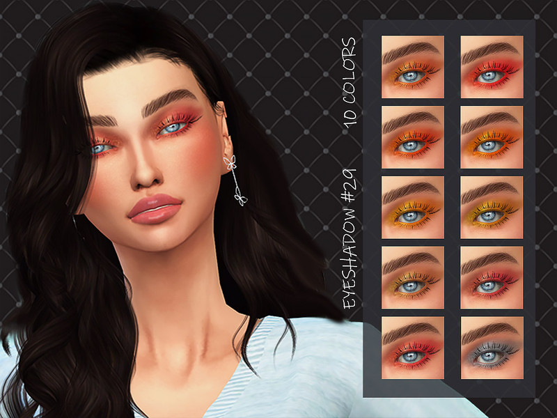 Sims 4 MELDEANNE - EYESHADOW #29 by MELDEANNE