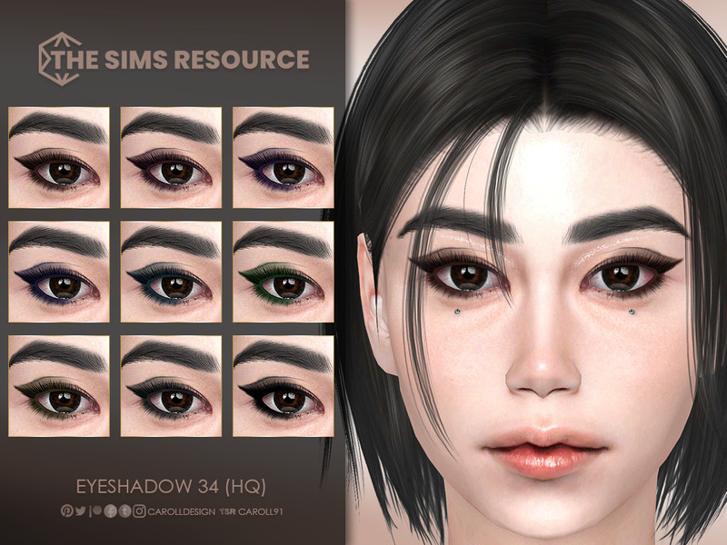 Sims 4 Eyeshadow 34 (HQ) by Caroll91