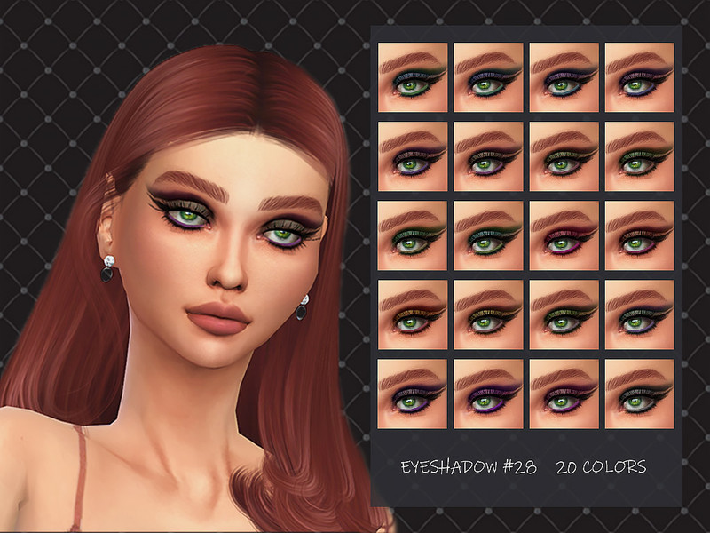 Sims 4 MELDEANNE - EYESHADOW #28 by MELDEANNE