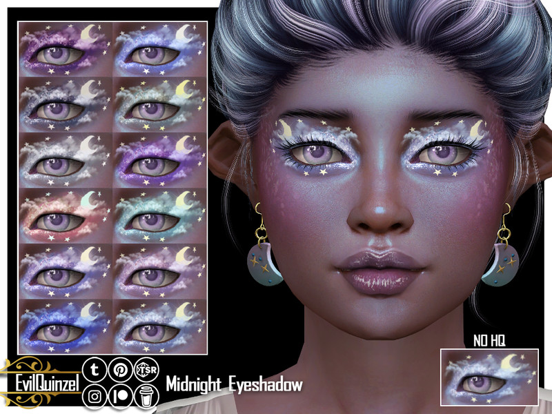 Sims 4 Midnight Eyeshadow by EvilQuinzel