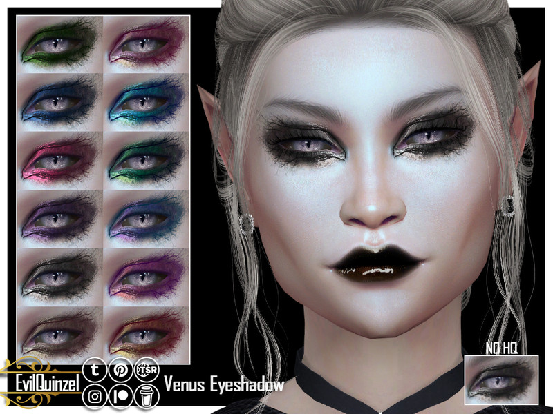 Sims 4 Venus Eyeshadow by EvilQuinzel