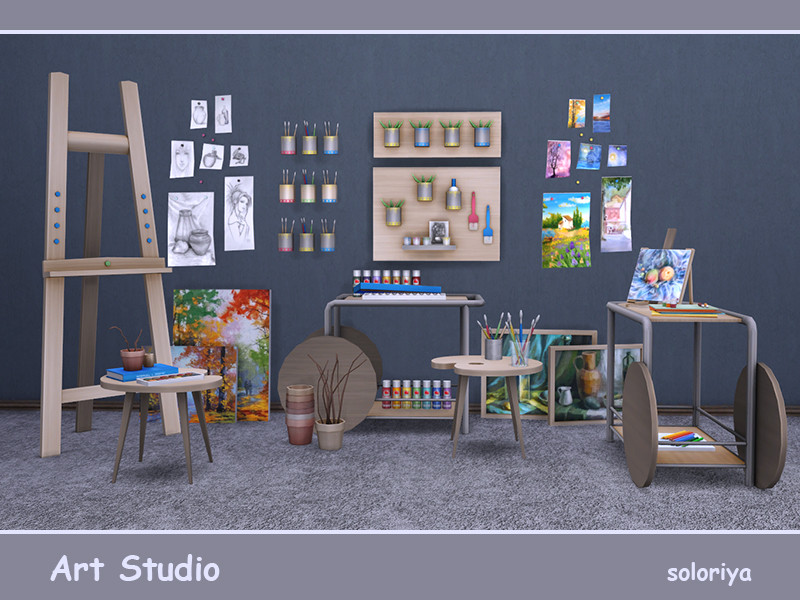 Sims 4 Art Studio by soloriya