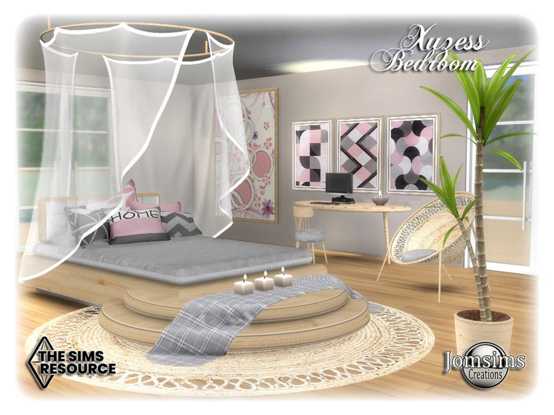 Sims 4 Xuzess bedroom by jomsims