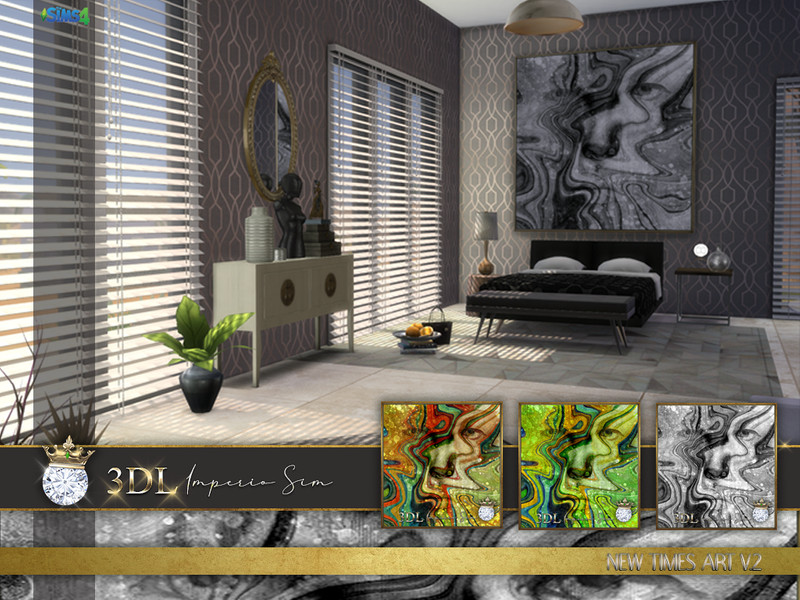 Sims 4 3DL Imperio Sim New Times Art v2 by eddielle