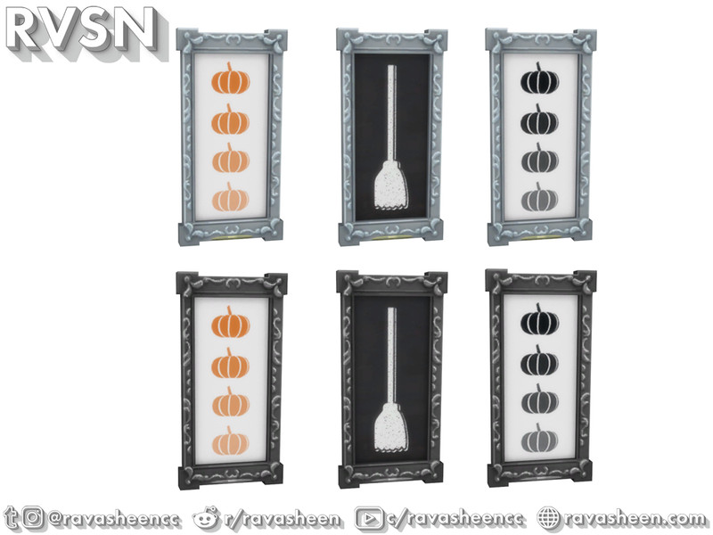 Sims 4 Fab-boo-lous Wall Art Style 7 by RAVASHEEN