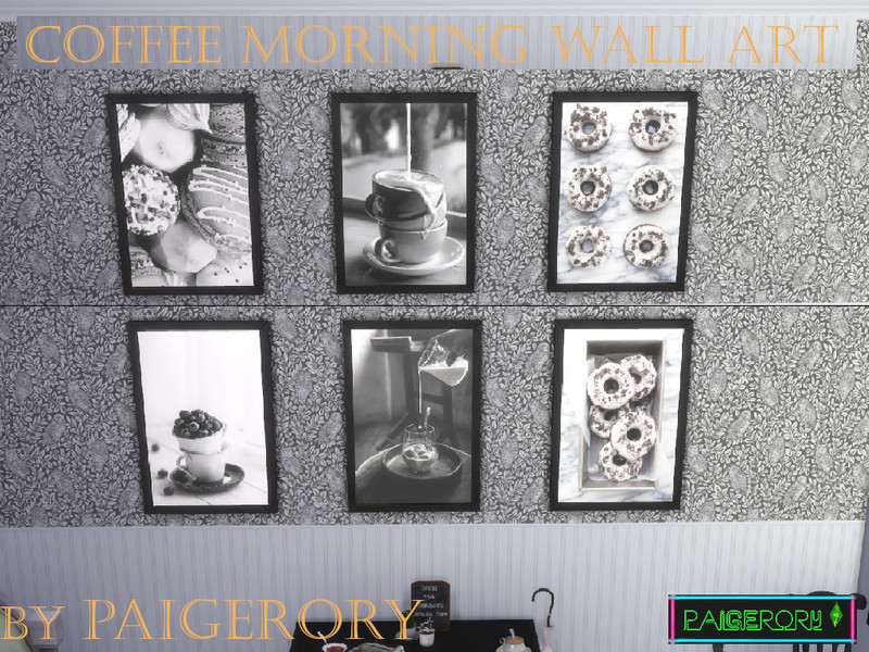 Sims 4 Coffee Morning Wall Art by PaigeRory