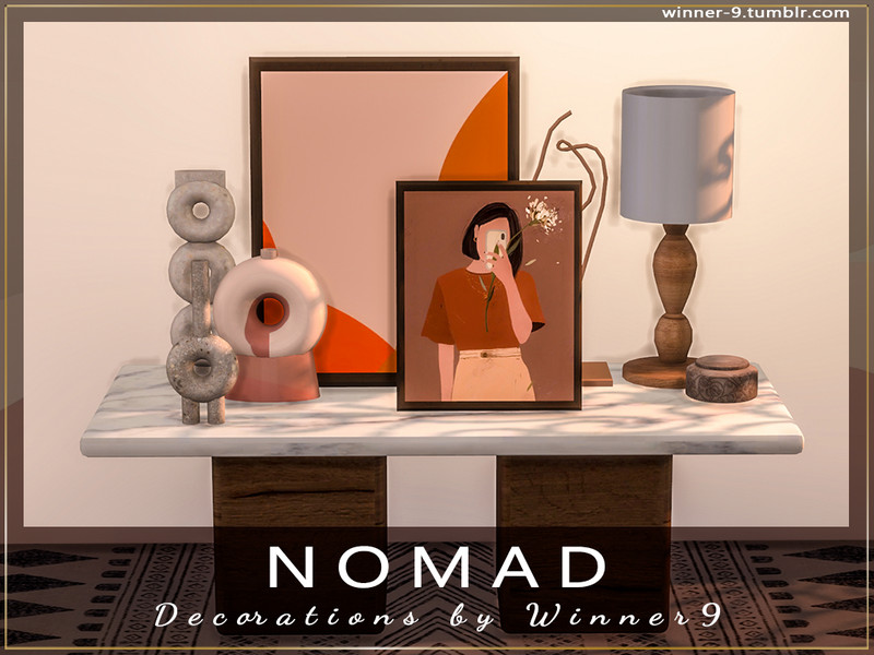 Sims 4 Nomad Decorations by Winner9