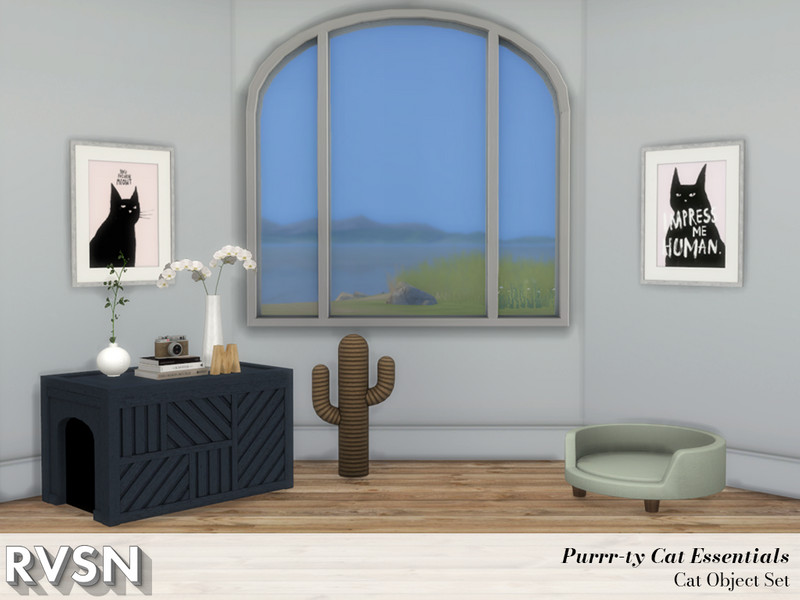 Sims 4 Purrr-fect Cat Essentials Set-REQUIRES CATS AND DOGS by RAVASHEEN