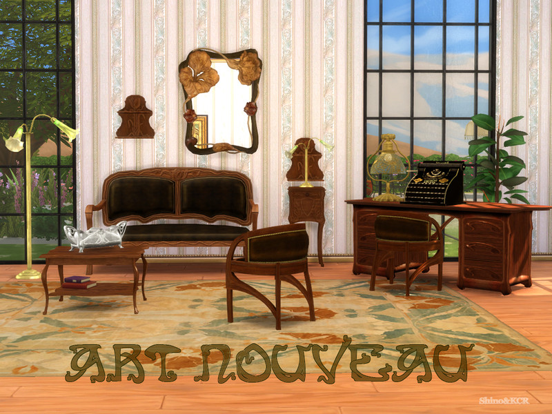 Sims 4 Art Nouveau Sample by ShinoKCR