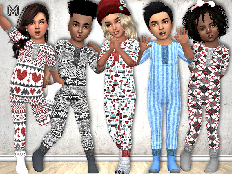 Sims 4 MP Toddler One Piece PJ_N1 by MartyP