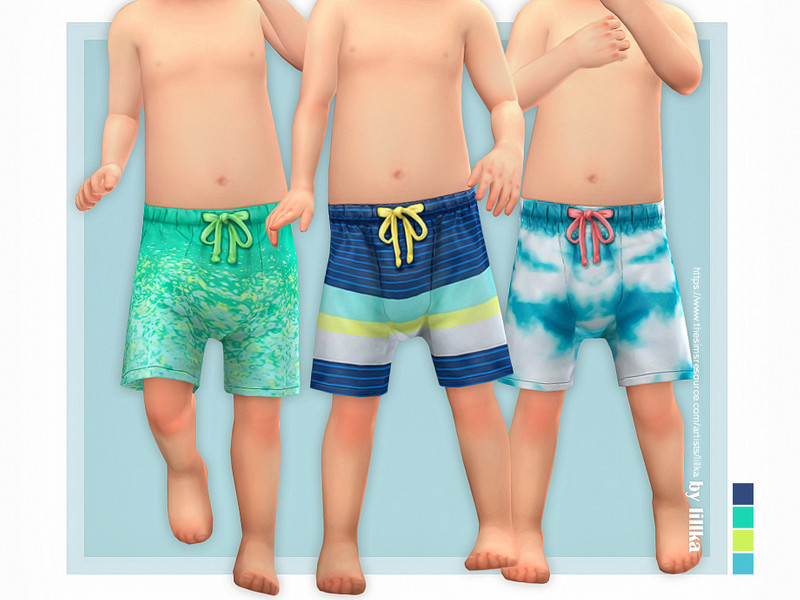 Sims 4 Toddler Bathing Shorts P05 [NEEDS TODDLER STUFF PACK] by lillka