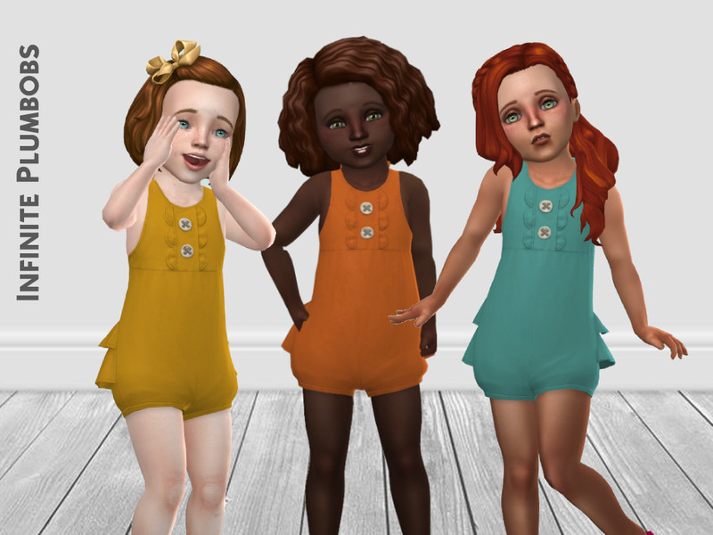 Sims 4 IP Toddler Autumnal Romper - TODDLER STUFF by InfinitePlumbobs