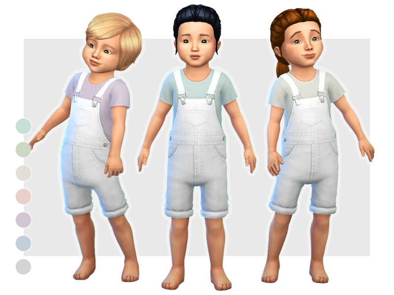 Sims 4 Comfy Toddler Overalls 01 by Simsefin