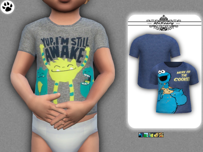 Sims 4 Random Little Toddler Tee by MsBeary