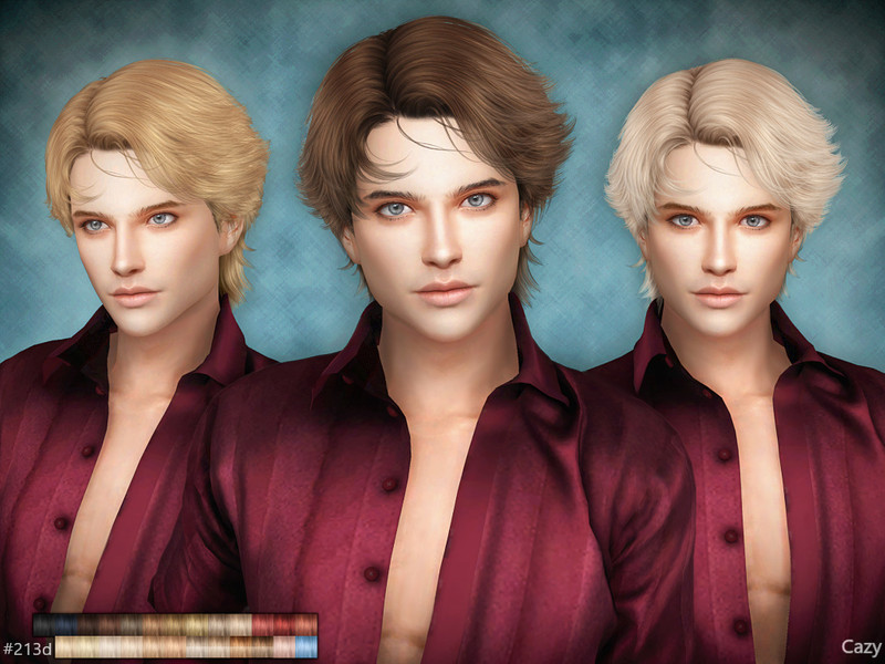 Sims 4 Breeze - Male Hairstyle by Cazy