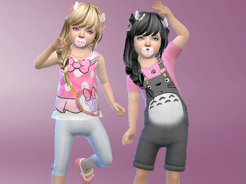Sims 4 .Hair Braid Fishtail Side Toddler - Get Together needed by Celeste25