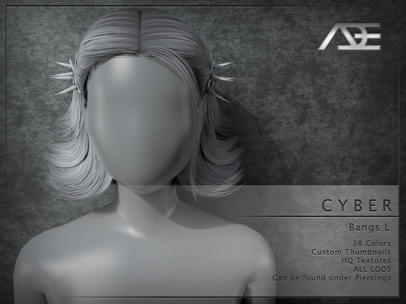 Sims 4 Ade - Cyber (Bangs L) by Ade_Darma