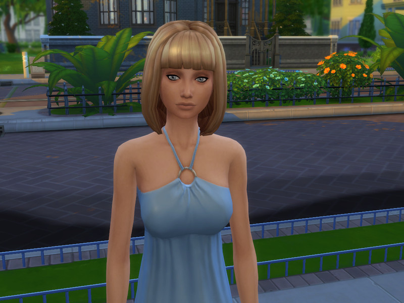 Sims 4 Kjlck - Short Hair With Bangs by kjlck
