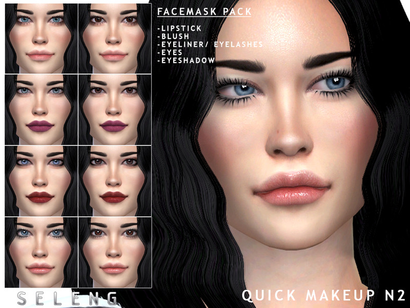 Sims 4 Quick Makeup N2 by Seleng
