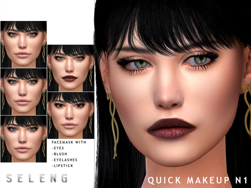 Sims 4 Quick Makeup N1 by Seleng