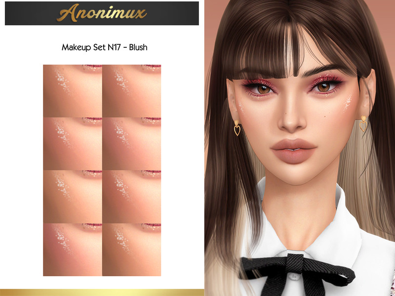 Sims 4 Makeup Set N17 - Blush by Anonimux Simmer
