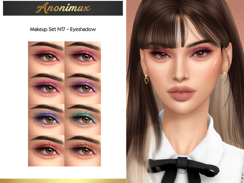 Sims 4 Makeup Set N17 - Eyeshsdow by Anonimux Simmer
